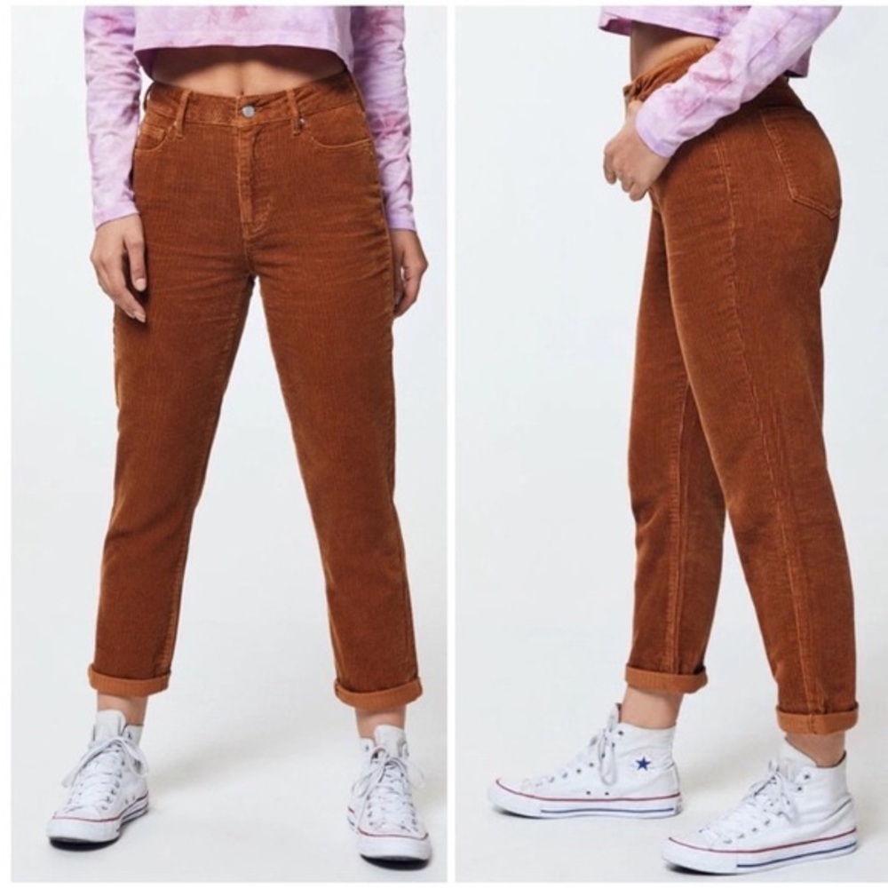 Brown corduroy pants